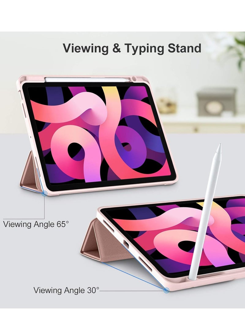 BORTONY iPad Air 11-inch M2 2024 6th Generation Case with Pencil Holder Silicone Magnetic Cover Slim Tablet Cover for iPad Air 11 inch M2 6th Generation - Image 4