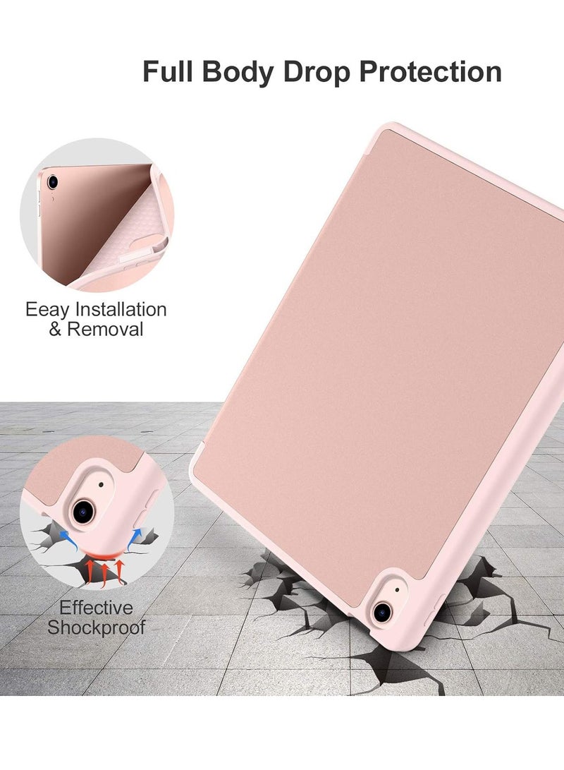 BORTONY iPad Air 11-inch M2 2024 6th Generation Case with Pencil Holder Silicone Magnetic Cover Slim Tablet Cover for iPad Air 11 inch M2 6th Generation - Image 5