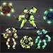 estardaa 8Pcs Fidget Spinners Glow in The Dark Fingertip Gyro DIY Deformable Robot Funny Sensory Fidget Toys Decompression Spinner Birthday Gifts Classroom Prizes Party Favors for Kids Adults - Image 2