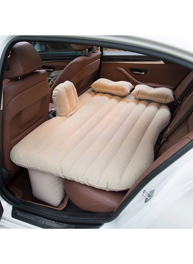 Loquat Car Flocking Back Seat Inflatable Air Bed - Image 4