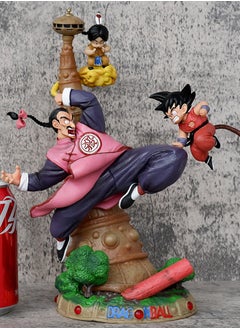 Generic Dragon Ball Tao Pai Pai VS Goku Action Figure Decorative Resin Sculpture Home Decor Statue, Art Figurine Home Ornament Decoration for Office, Living Room, Bedroom, Book Shelf, TV Cabinet, Desktop  - Image 1