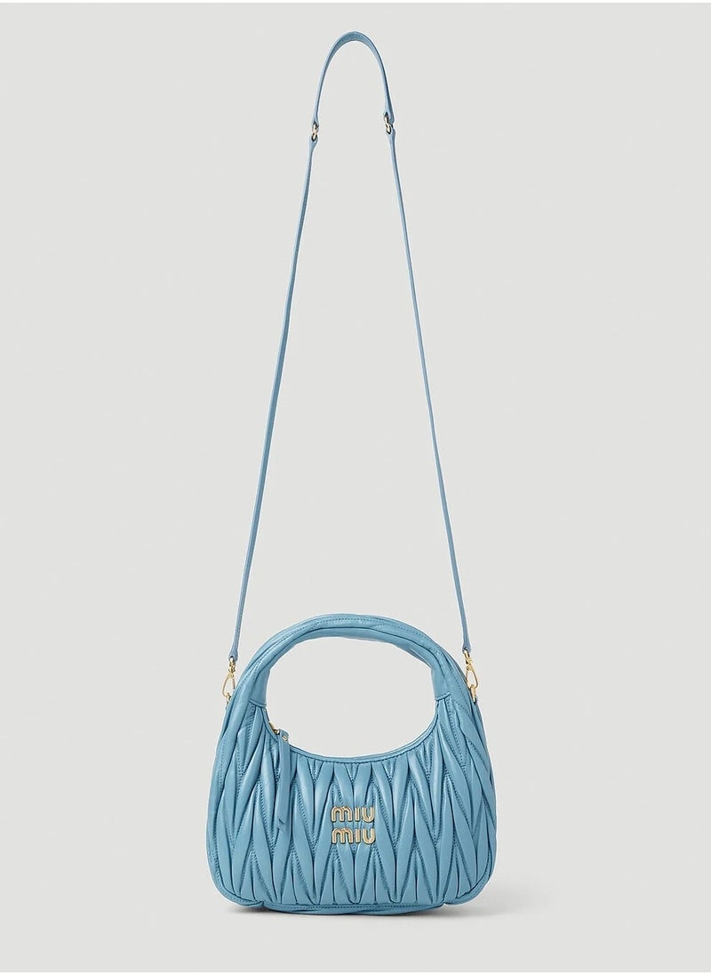 Miu Miu Wander nappa leather hobo Shoulder Bag  - Image 4