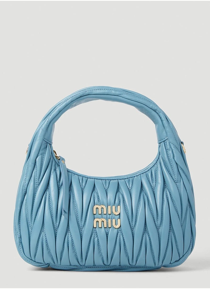 Miu Miu Wander nappa leather hobo Shoulder Bag  - Image 1
