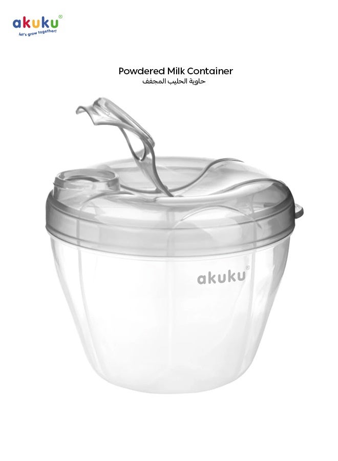 Akuku 4-Compartment Powdered Milk Dispenser | Baby Formula Storage Box | Airtight Rotating Lid | Travel-Friendly | Holds 32 Scoops | BPA-Free | Hygienic & Safe - Image 1
