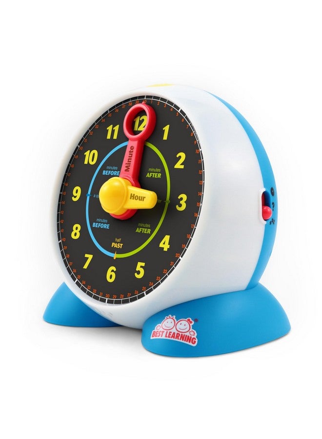 BEST LEARNING Learning Clock - Educational Talking Learn to Tell Time Teaching Toy with Quiz and Music Sleep Mode - Toddlers & Kids Ages 3, 4, 5, 6 Years Old Boy and Girl Birthday Present - Image 1