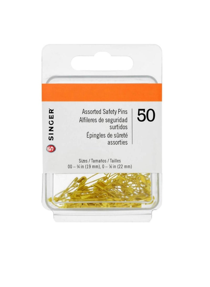 Singer Safety Pins Sizes 50 pc - Image 2