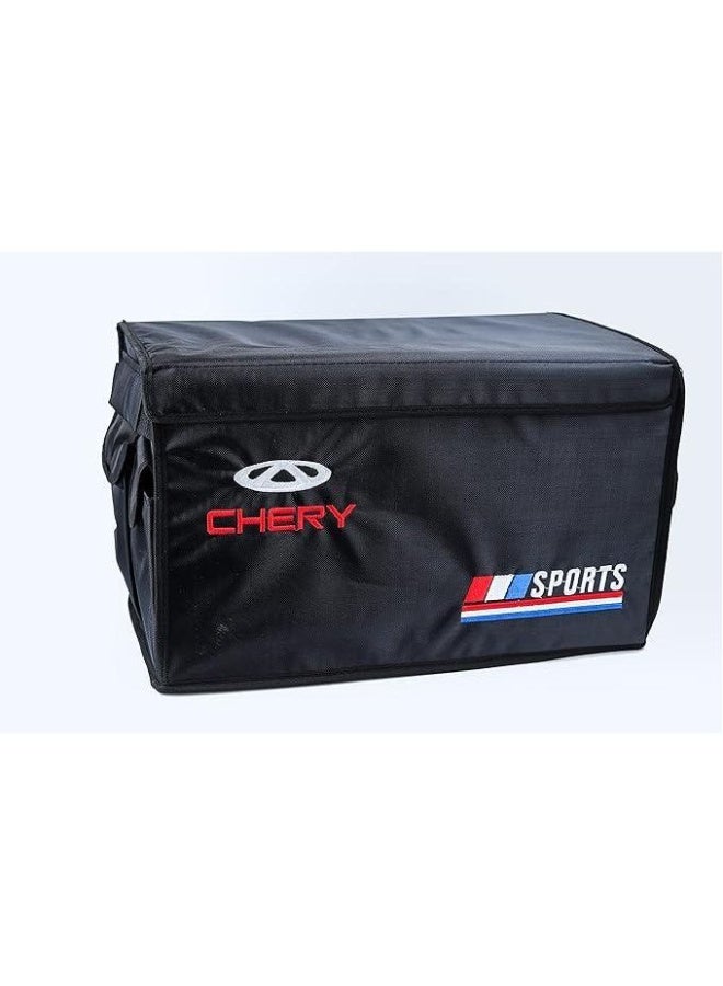 Cherry Foldable car trunk organizer for storage, suitable for Cherry cars – Black By CGS - Image 1