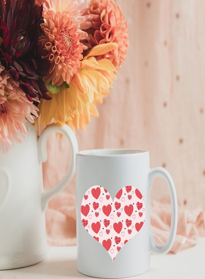 YumSur Valentine's Day Transfer Ink Sheets, Transfer Paper Sublimation for Mug Press, 12 pcs 4.5"x12" Heart Love Pre-Inked Sublimation Paper for T-Shirts Cup Coasters Mug - Image 5