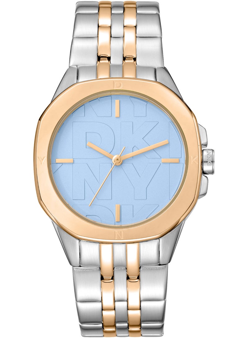 DKNY بروكلين ميدي Dk1L012M0095 - ساعة كوارتز أنثوية من الفولاذ المقاوم للصدأ 3 عقارب - Image 1