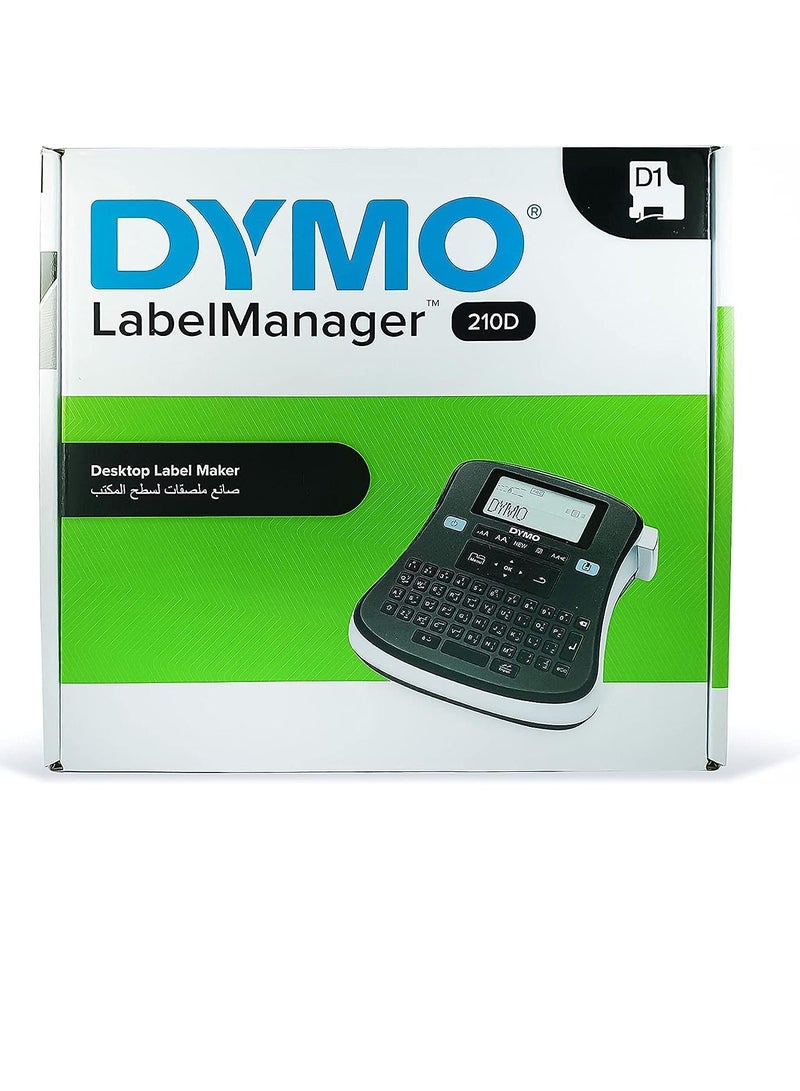 DYMO LABEL MANAGER MACHINE 210D ARABIC & ENGLISH KEYBOARD, 2097038 - Image 1