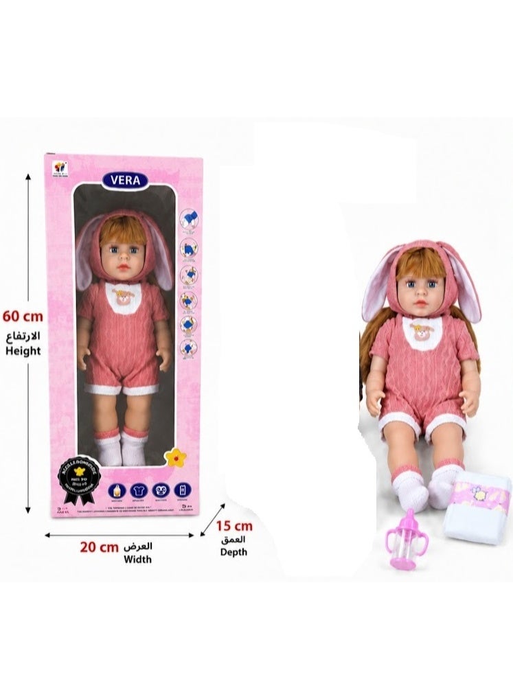 Vera Smart Fashion Doll Toy for Girls Smart Fashion Doll