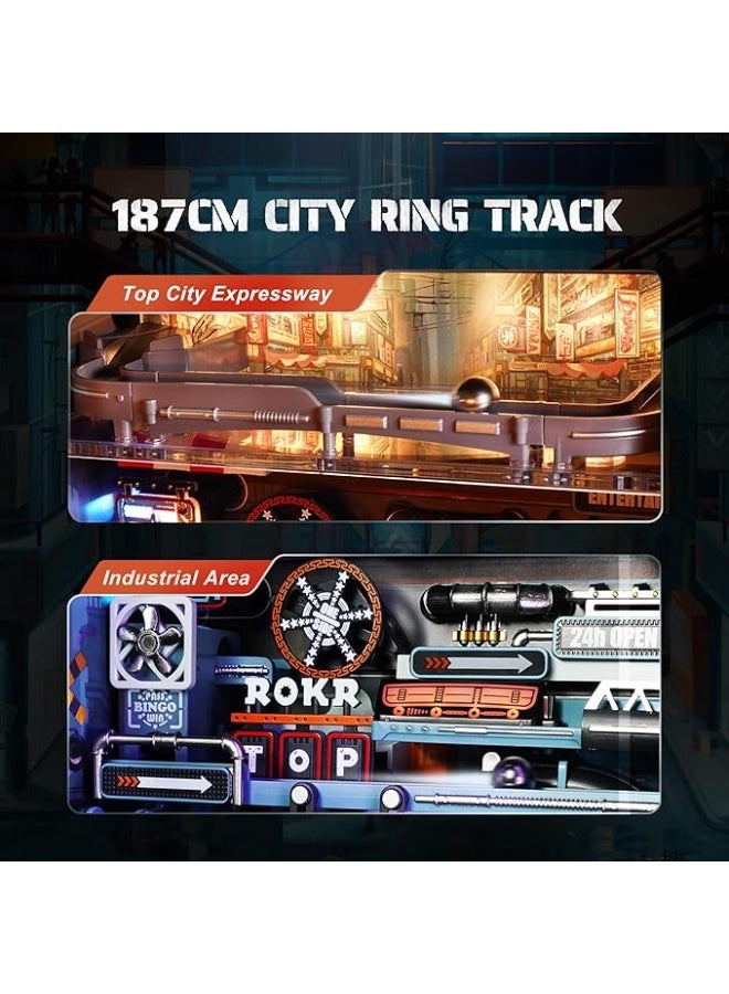 روكر ROKR 3D Puzzles Building Toy Sets Marble Run Model Kits for Adults, DIY Hobbies for Men Women (Parallel World MR01S) - Image 2