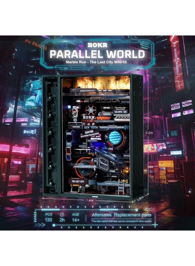 روكر ROKR 3D Puzzles Building Toy Sets Marble Run Model Kits for Adults, DIY Hobbies for Men Women (Parallel World MR01S) - Image 5