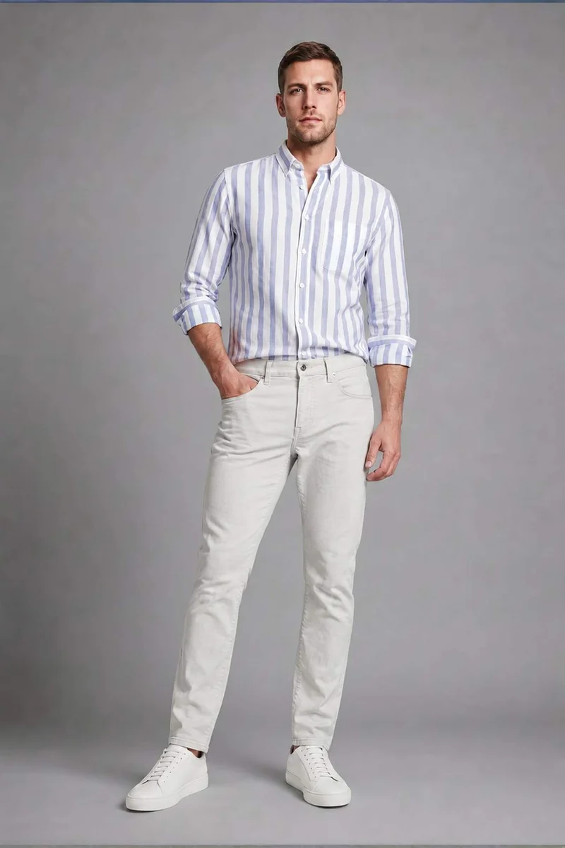 ديفاكتو Tapered Fit Trousers