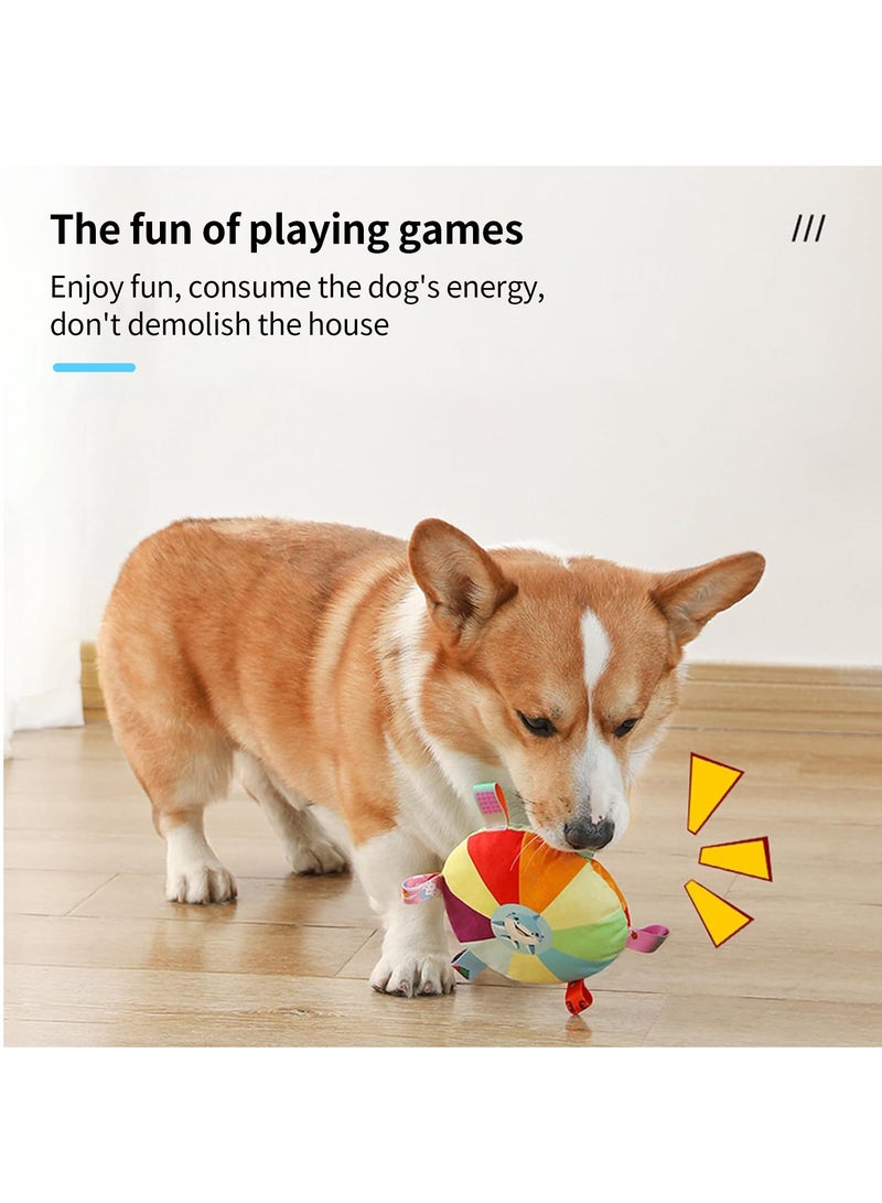 Dog Toy Frisbee For Dog Training Border Collie Golden Hair Medium And Large Dog Toy Bite Resistant Solid Pet Plush Frisbee - Image 5
