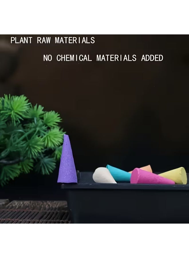 Incense Cones | ViviRasmi | Sandlewood, Rose, Lavendar, Oud, Bakhoor, Jasmine, Orange, Lemon Grass, Cherry Blossom, Sage, Agarwood, Dragon Blood, Osmanthus. Mixed 100 Pieces Random (Cones) - Image 5