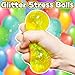 Kawaite Yellow Glitter Stress Balls Fidget Toy Squishy Balls for Kids Stretch and Pull Squishy Squeeze Ball Stress Relief Gifts for Boys Girls and Adults Ideal for Autism ADD ADHD - Image 4