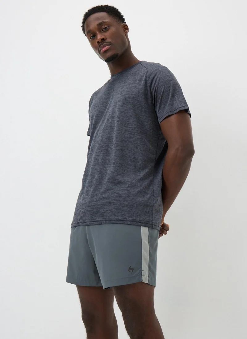 Souluxe Charcoal  Basic Sport Shorts