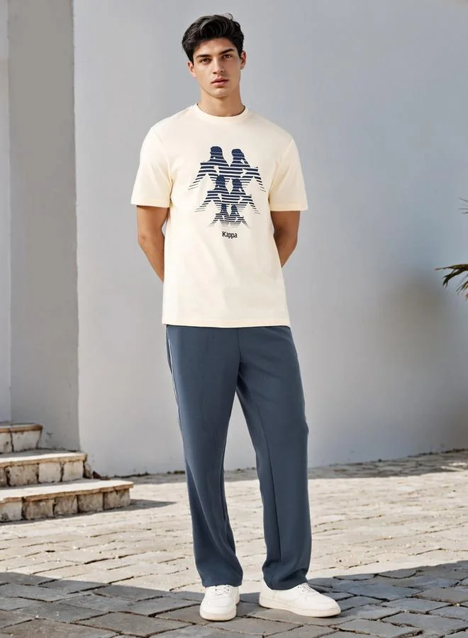 Kappa Kappa Logo Print Crew Neck T-shirt