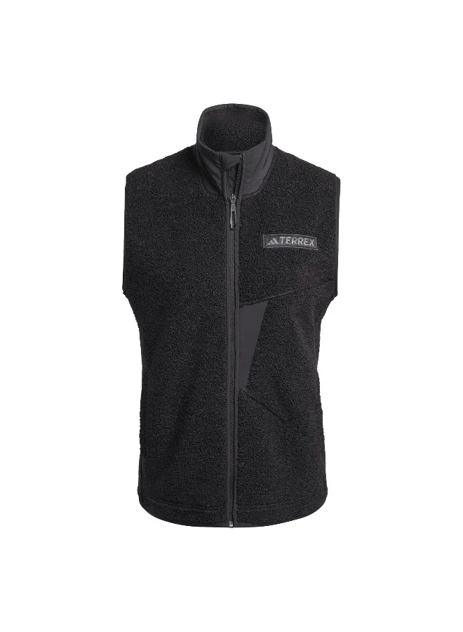 adidas Adidas W Xpl Hp Fl Vst Black Polarfleece-Full Zip Polarfleece Apparel For Women