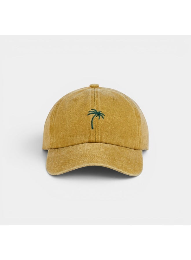 دوهاتس قبعة Palm Tree داد هات من القطن المغسول للجنسين - Image 1
