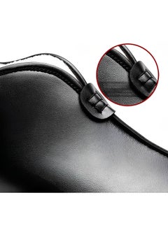 REOCLE Men's Leather Loafers Warm Slip on Shoes Breathable Driving Shoes Casual Moccasins Shoes Walking Shoes  - Image 4