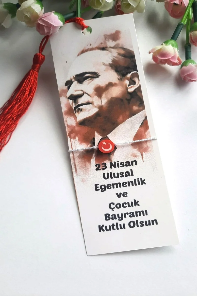 Emtory Home 10 Pieces Tasseled Bookends and Turkish Flag Bracelet