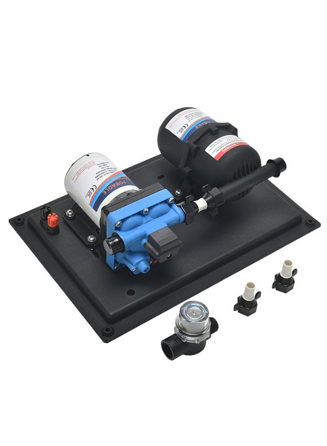 Generic مضخة مياه RV DC 12V 3.5GPM 13.5L/Min 45PSI مضخة غشاء مياه عذبة مدمجة مع مفتاح ضغط عند الطلب مع خزان ضغط  - Image 1