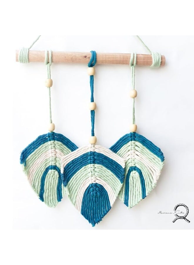 انتيكيانو بساط مكرمية كبير للتعليق على الحائط مصنوع يدويًا من اننتيكانو على الطراز البوهيمي - Image 2