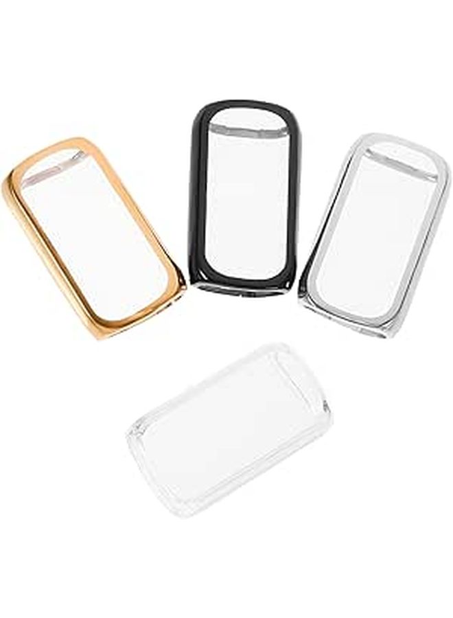 Electroplate Full Cover Protective Case Compatible With Apple Watch Series 8 45mm TPU Transparent - Image 1