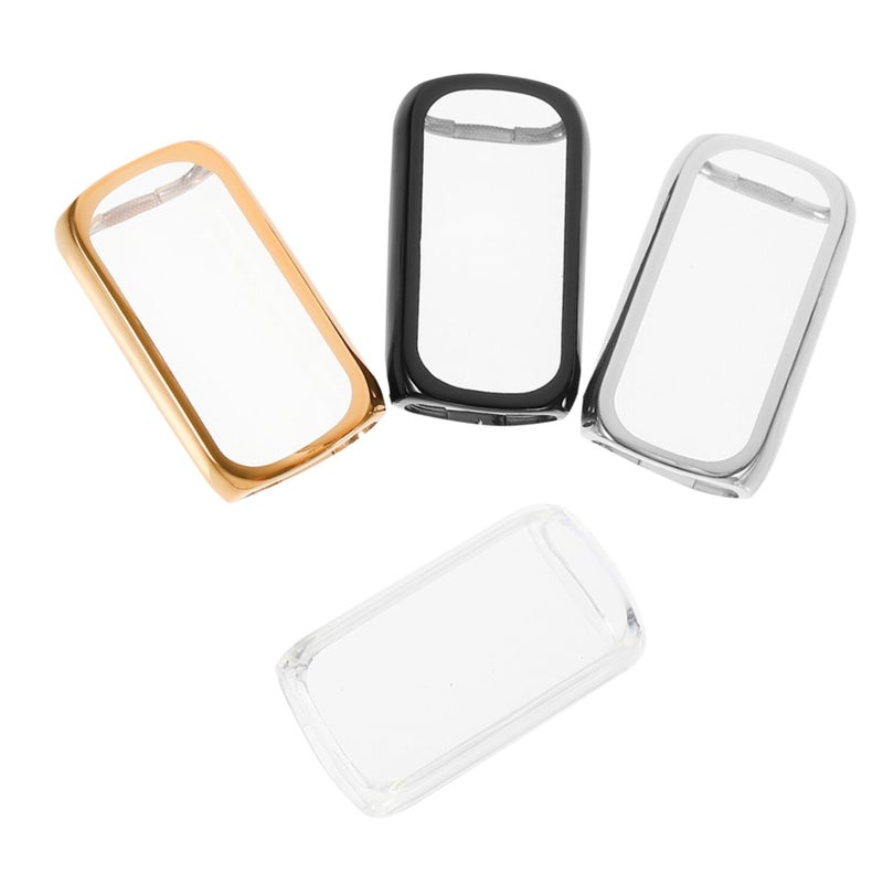 Electroplate Full Cover Protective Case Compatible With Apple Watch Series 8 45mm TPU Transparent - Image 2