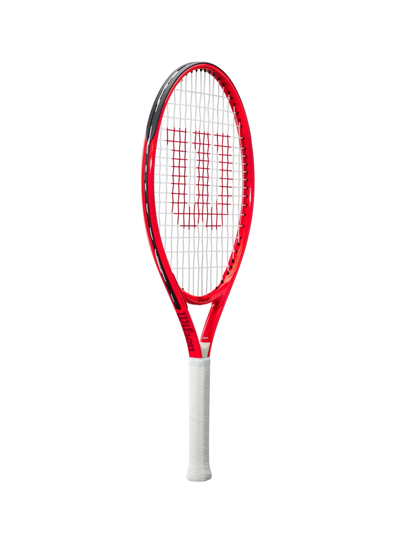 Wilson Roger Federer 23 Tennis Racket, 16x17, Junior Beginners - Red/ White