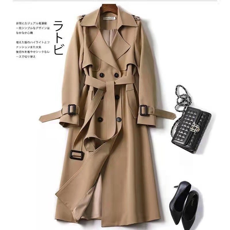 Women's Mid-Length Trench Coat