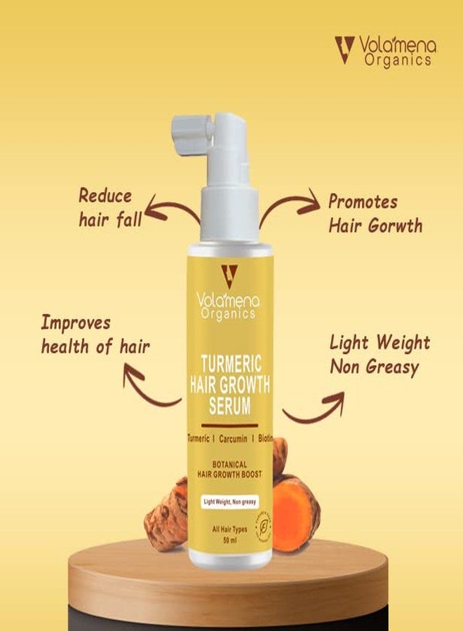 VOLAMENA WITH DEVICE Volamena Turmeric Hair Serum Advanced Hair Growth Serum For Men & Women 50 ml - Image 3