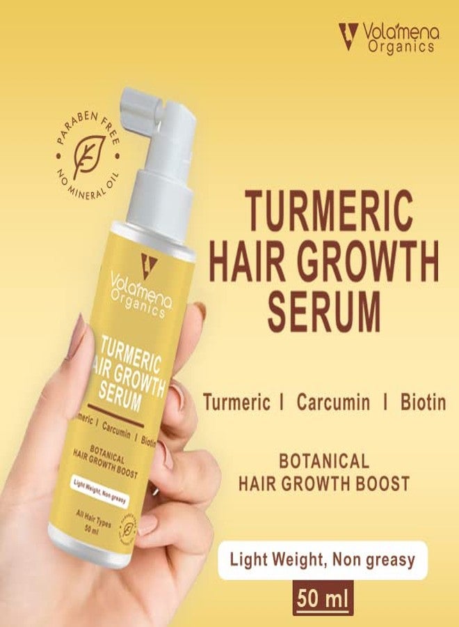 VOLAMENA WITH DEVICE Volamena Turmeric Hair Serum Advanced Hair Growth Serum For Men & Women 50 ml - Image 2