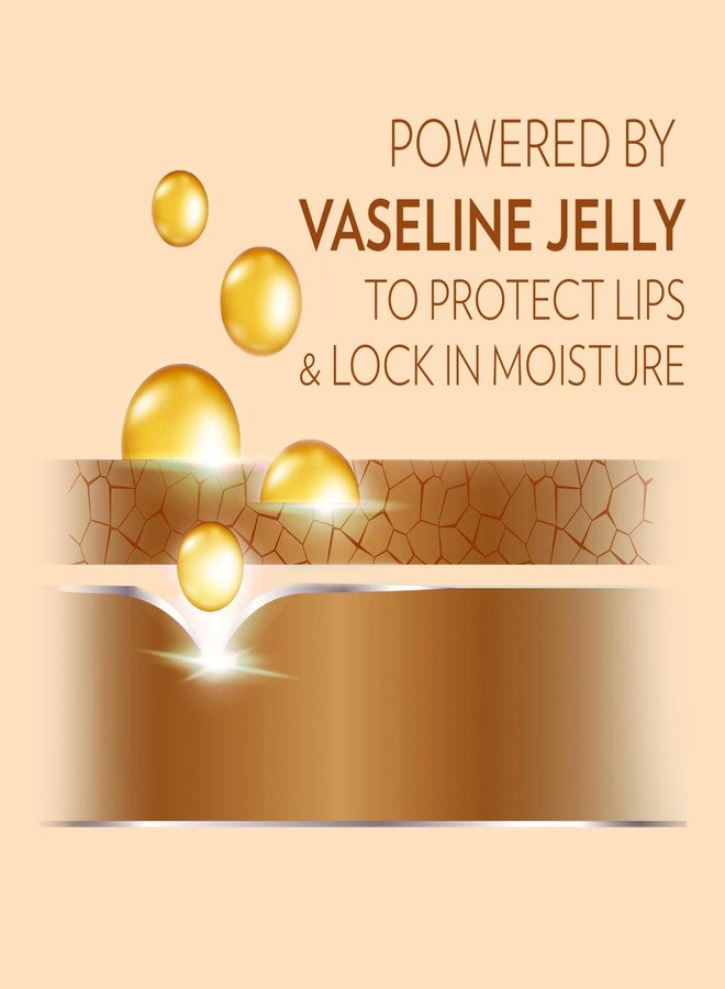 Vaseline فازلين لعلاج الشفاه كريمة بروليه 0.25 أونصة جرة (8 قطع) عرض (7 مل) - Image 5