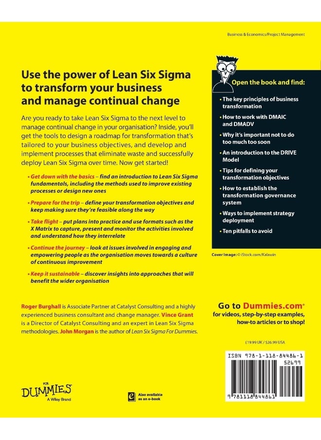 null - Lean Six Sigma Business Transformation For Dummies - Image 1