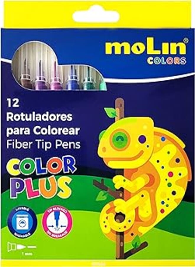 MOLIN rcp210 – 12B – Pack of 12 Pens Colouring