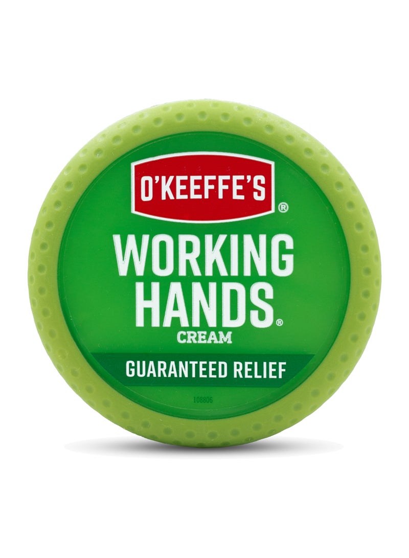 Working Hands Hand Cream, Extremely Dry Cracked Hands, Relieves and Repairs, Boosts Moisture Levels, 76g/2.7oz Jar, (Pack of 1)