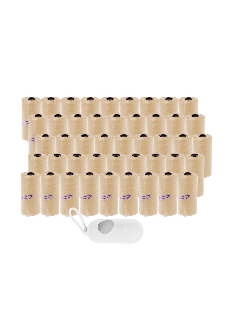 STAR BABiES Star Babies Scented Bag-Pack of 45/675bags with Dispenser - Ivory  - Image 1