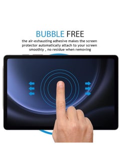 YoYoTech Screen protector for Samsung Galaxy Tab S9 FE 10.9 inch 2023 Edge to Edge Full Screen Coverage Anti Scratch Tempered Glass  - Image 3