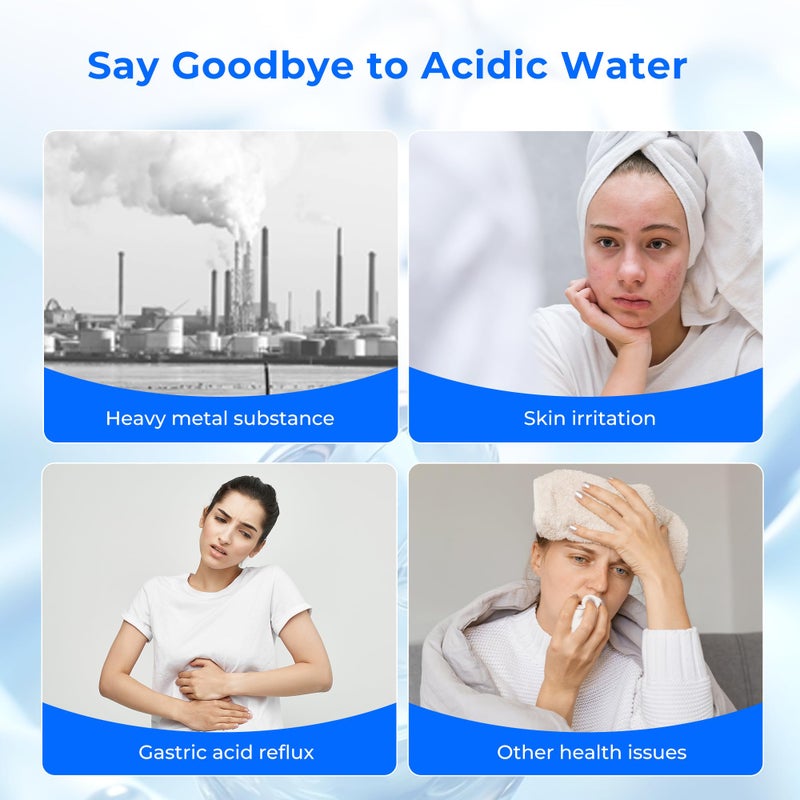 Waterdrop Alkaline DA97-17376B Water Filter, Enhances pH, Replacement for SamsungÂ® HAF-QIN/EXP, DA97-08006C, RF28R7201SR, RF28R7351SG, WD-F45-AL, 2 Filters - Image 2