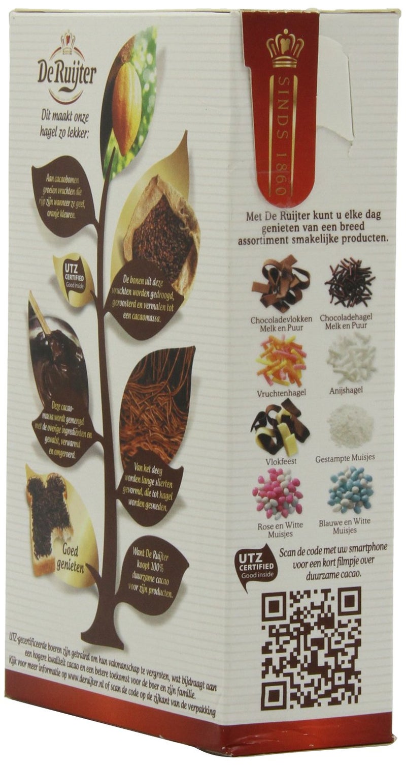 De Ruijter Deruyter Chocoadehagel Puur (Dark Chocolate Sprinkles), 14-Ounces Boxes (Pack of 3) - Image 5
