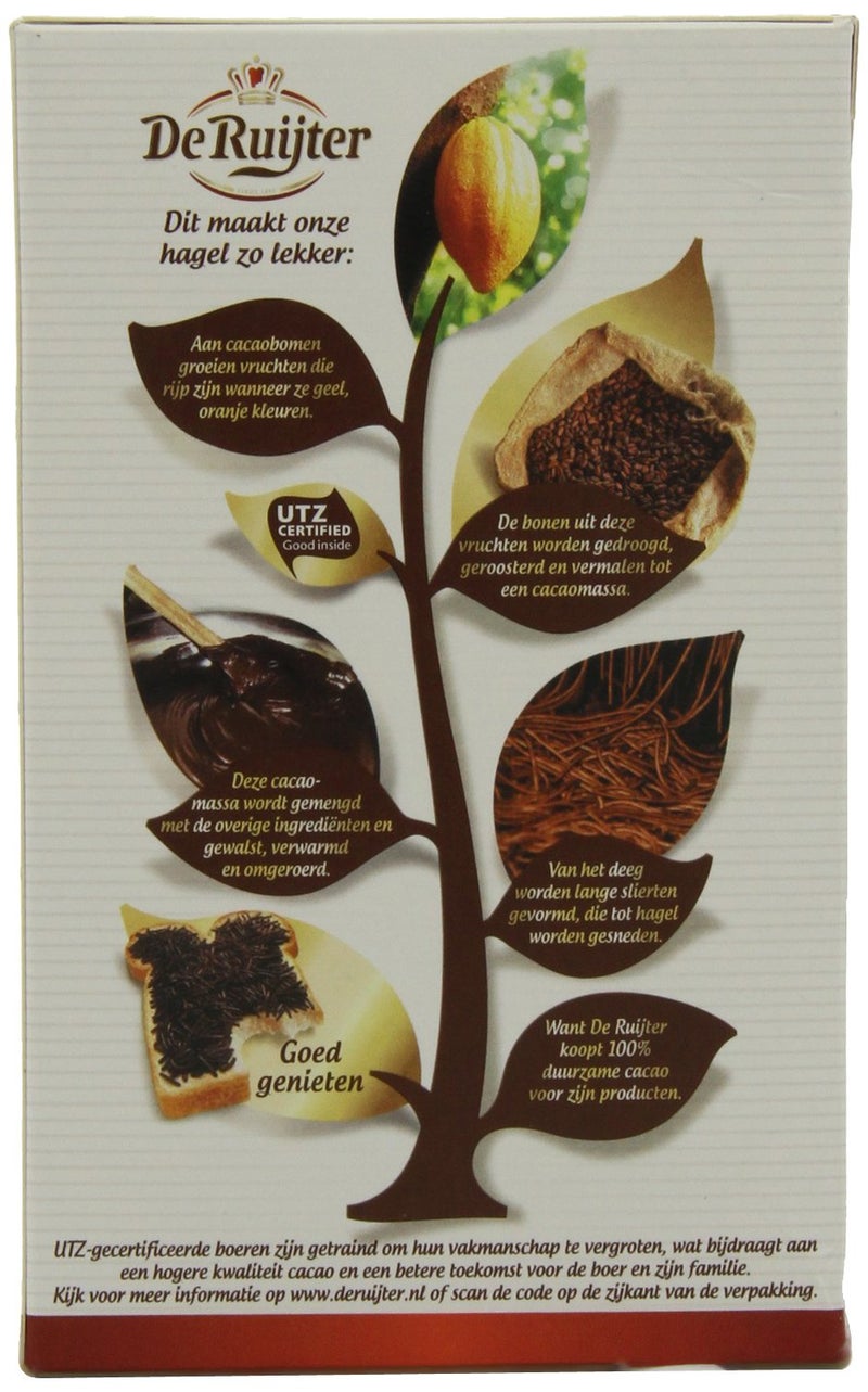 De Ruijter Deruyter Chocoadehagel Puur (Dark Chocolate Sprinkles), 14-Ounces Boxes (Pack of 3) - Image 4