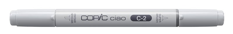 Copic Markers C2 Ciao with Replaceable Nib, Cool Gray - Image 1