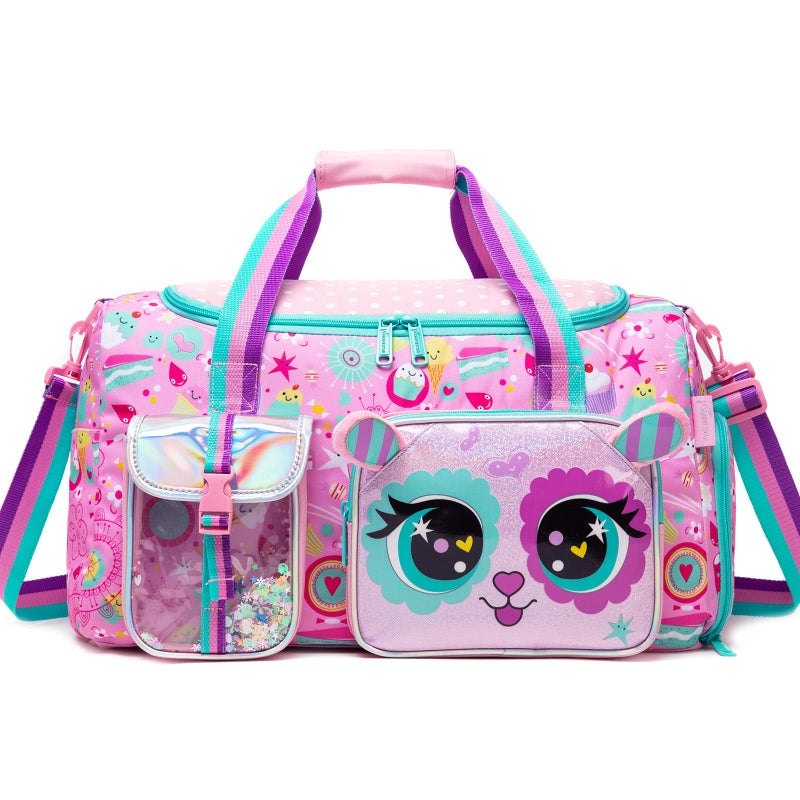 Oruiji Kids Duffle Bag Girls Travel Bag for Kids Overnight Bag for Girls Dance Bag for Girl Weekender Bag Gym Bag with Shoe Compartment - Image 1