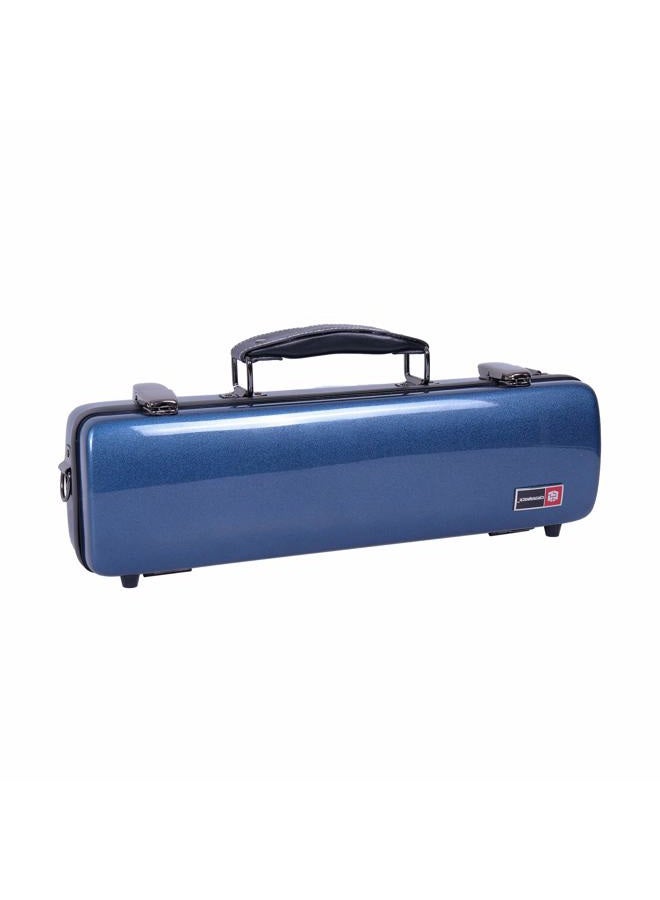 Crossrock Flute Case, Fiberglass Hardshell With Backpack Straps, Blue (CRF1000FLBL) - Image 3