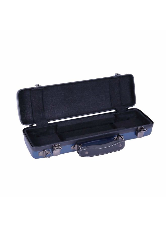 Crossrock Flute Case, Fiberglass Hardshell With Backpack Straps, Blue (CRF1000FLBL) - Image 2