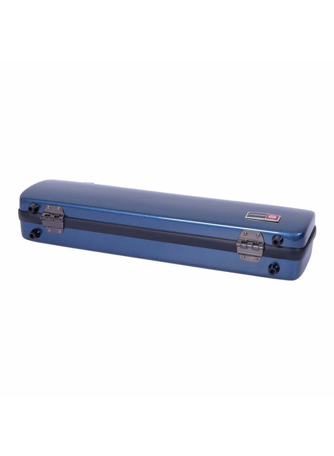 Crossrock Flute Case, Fiberglass Hardshell With Backpack Straps, Blue (CRF1000FLBL) - Image 4