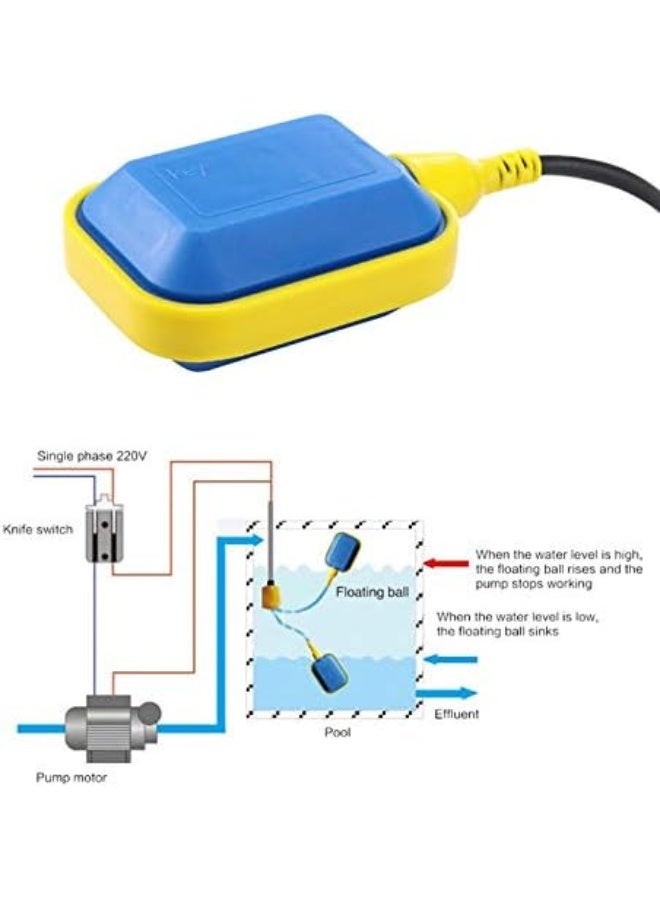 Level Float Switch Plastic Water Level Control Sensor For Water Pump Water Tower Tank  2M - Image 3